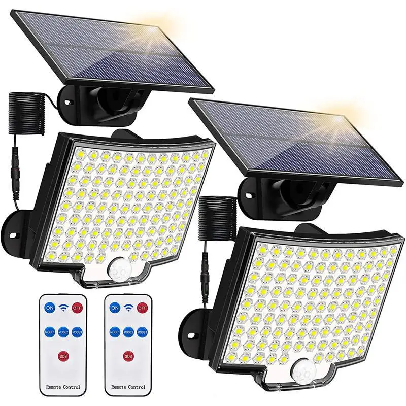 106LED Solar Light Motion Intelligent Sensor IP65 Waterproof for Summer Nights S