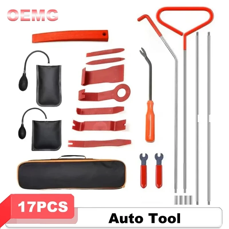 Car Window Door Emergency Open Hook Key Long Reach Grabber Tool Open Unlock Air Wedge Bag Pump Leveling Kit Truck Auto Tools