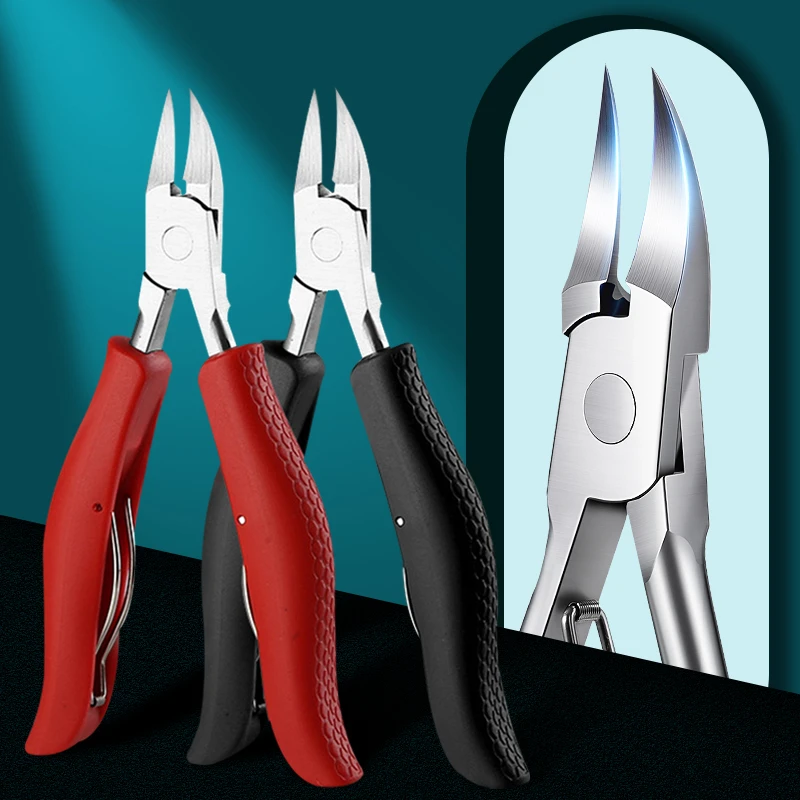 1Pcs Professional Material Toe Nail Clipper For Ingrown Thick Toenails Nippers Trimmer Cutter Manicure Pedicure Accessories Tool