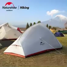 Naturehike Upgrade Cloud Up 2Man Camping Tent Ultralight Waterproof 20D Nylon Portable Mat Hiking Beach Fishing Trekking Shelter