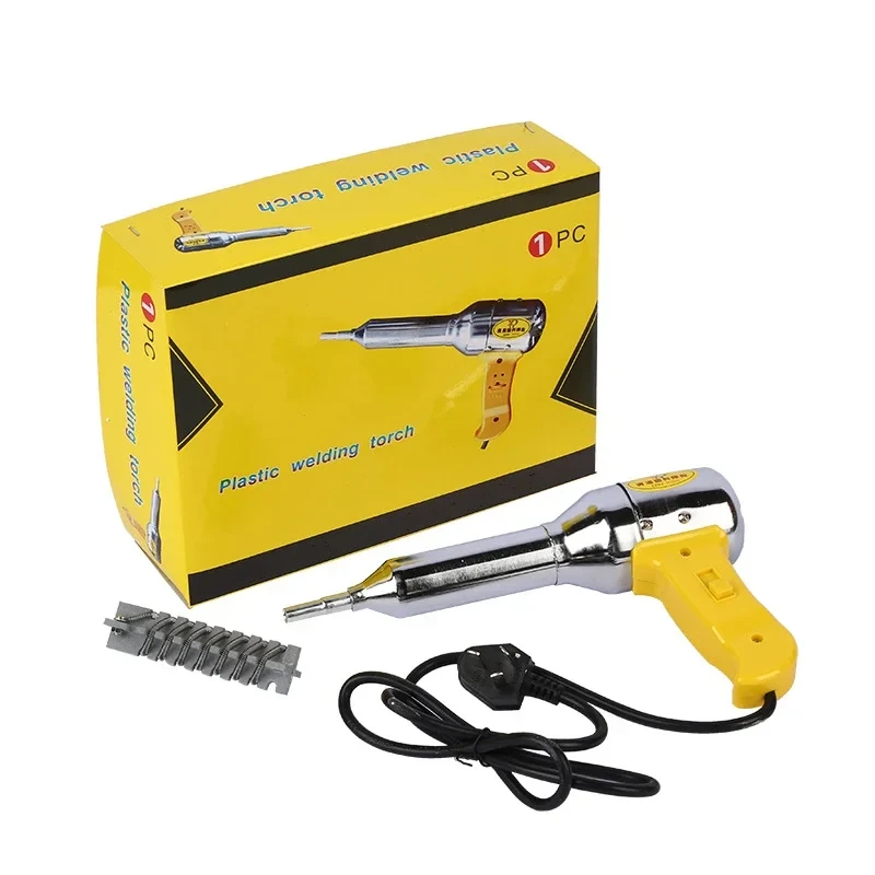 700W Plastic Hot Air Welding Gun Torch Tools Plastic Welding Torch Machine Adjustable Heat Air Gun Kit for Automobile Welding