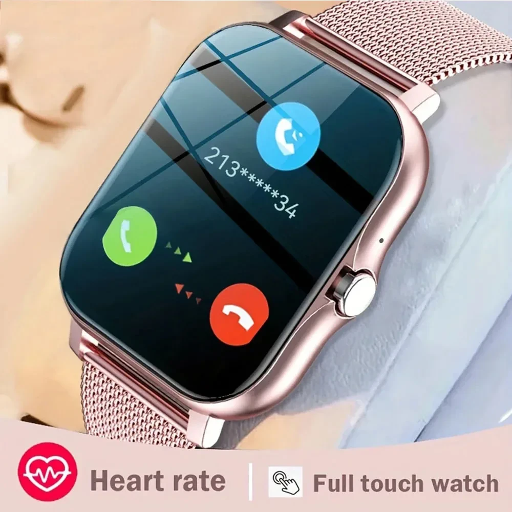 Fashion Bluetooth Calls Smart watch 1.83 Inch Touch Screen Heart Rate Blood Oxygen Sleep Monitor Waterproof Smart Watch Women Men
