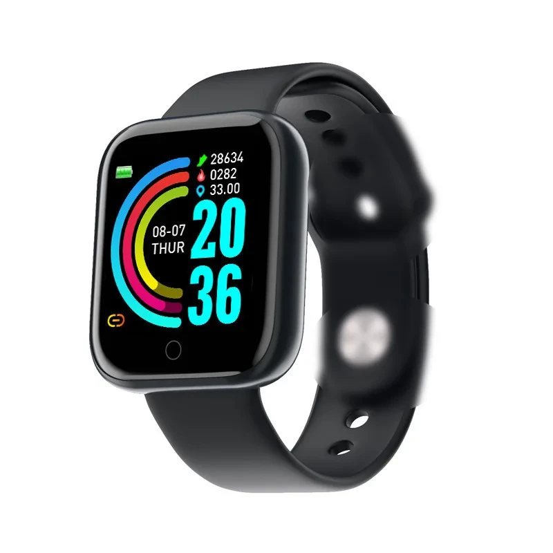 New Y68 Smart Watch Bluetooth Fitness Tracker Sport Watch Heart Rate Monitor Blood Pressure Adult Smart Bracelet for Android IOS