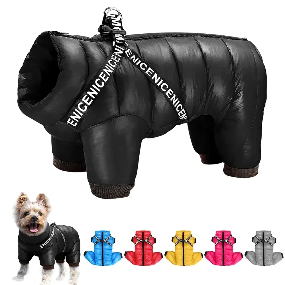 Winter Pet Dog Clothes Super Warm Dog Jacket Coat Waterproof Small Medium Large Dogs Pet Clothing Jumpsuit for French Bulldog