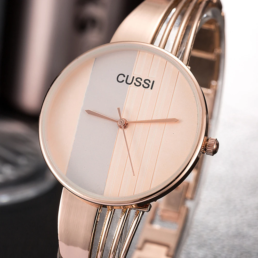 Rose Gold Women Watch Top Brand Luxury Bracelet Ladies Wrist Watch Simple Women's Watches Female Clock
