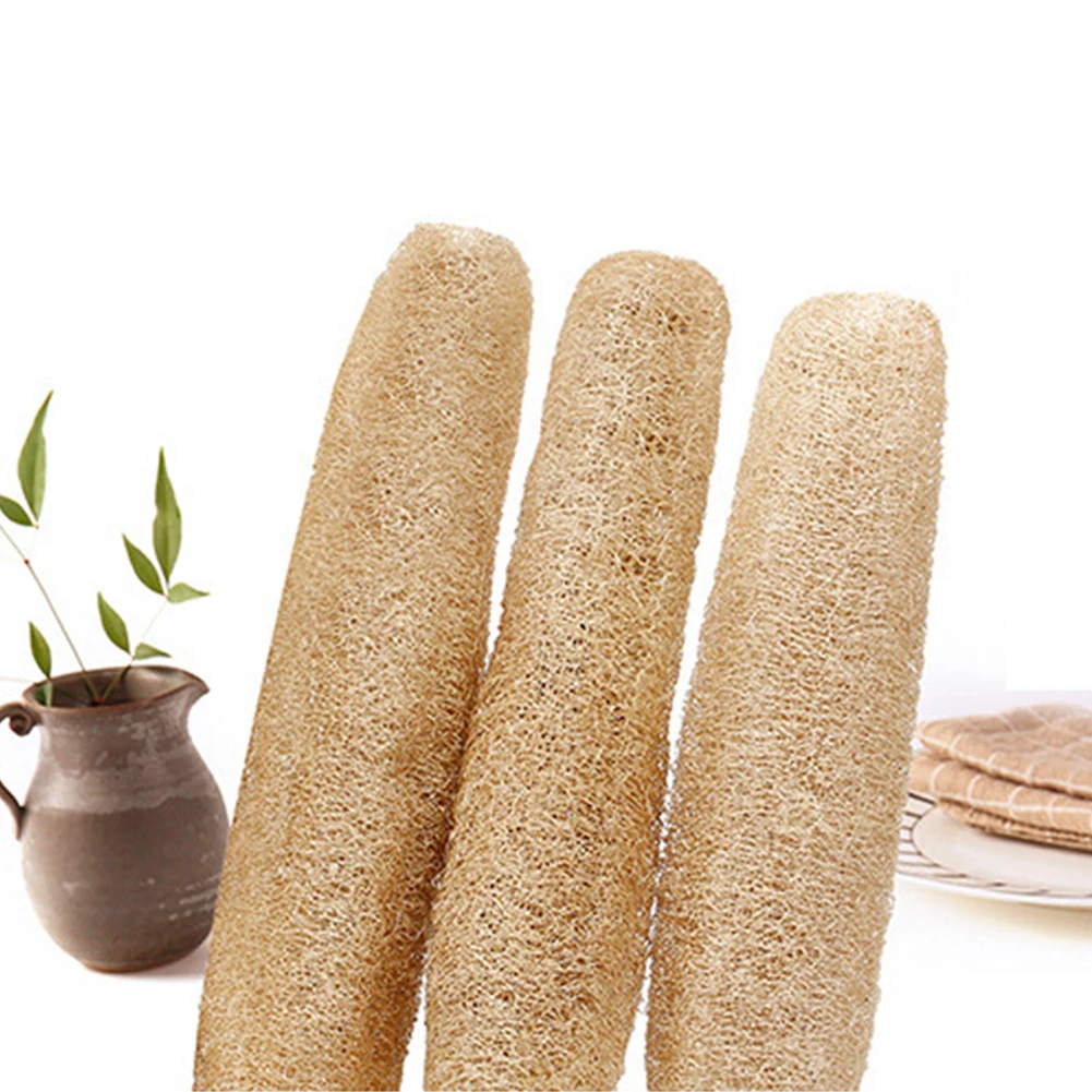 5pcs Long Bath Body Shower Sponge Scrubber Natural Loofah Bathing Massage Pot Bo