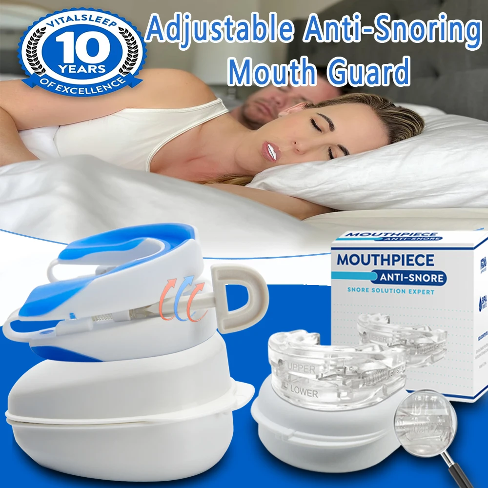 Adjustable Anti Snoring Mouth Guard Anti-Snoring Mouthpiece Sleeping Devices Bru