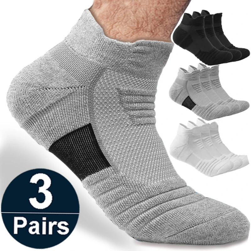 Anti-slip Football Socks Men Women Cotton Sock Short Long Tube Soccer Basketball
