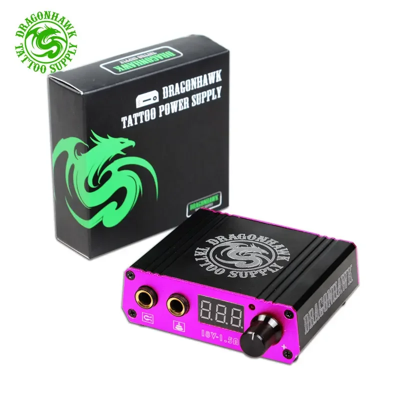 Dragonhawk Tattoo Power Supply Digital LCD For Tattoo Machine Accesories
