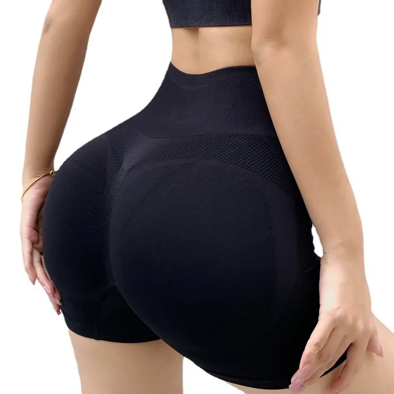 Hot Women's Yoga Shorts Hip Lifting Gym Pants High Waisted Gym Shorts Women's Yo