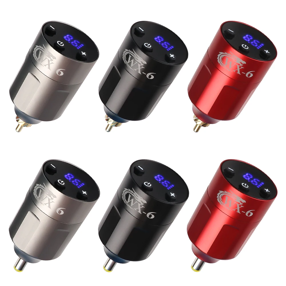 RCA/DC Jack Digital Tattoo Power Supply For Tattoo Machine Wireless Tattoo Pen R