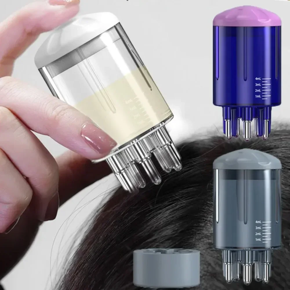 Scalp Applicator Liquid Comb Mini Scalp Massage Brush Hair Oil Applicator Bottle