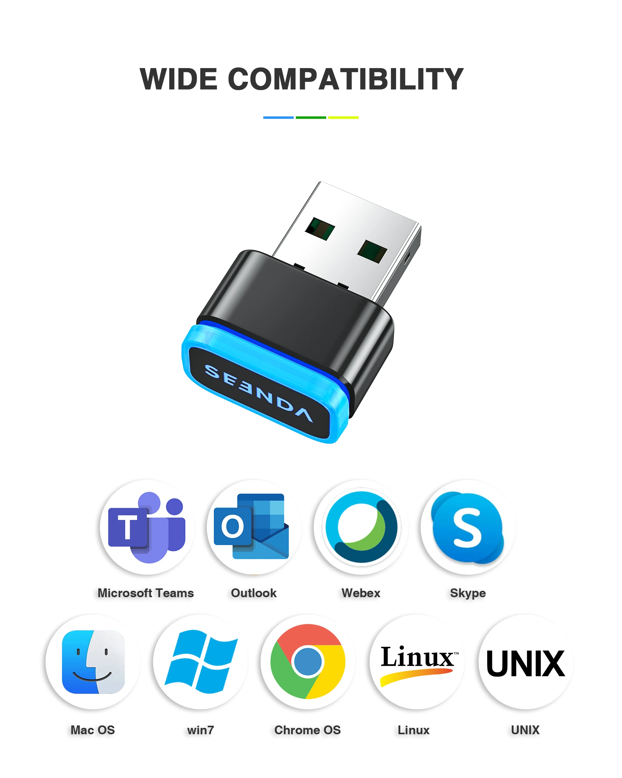 Seenda Mouse Mover Computer Accessories Portable Mini Mouse jiggler for Office A