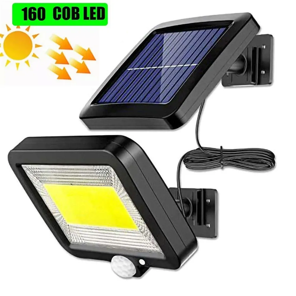 Solar Lights PIR Motion Sensor COB Solar Led Light Outdoor Powered Sunlight Wall