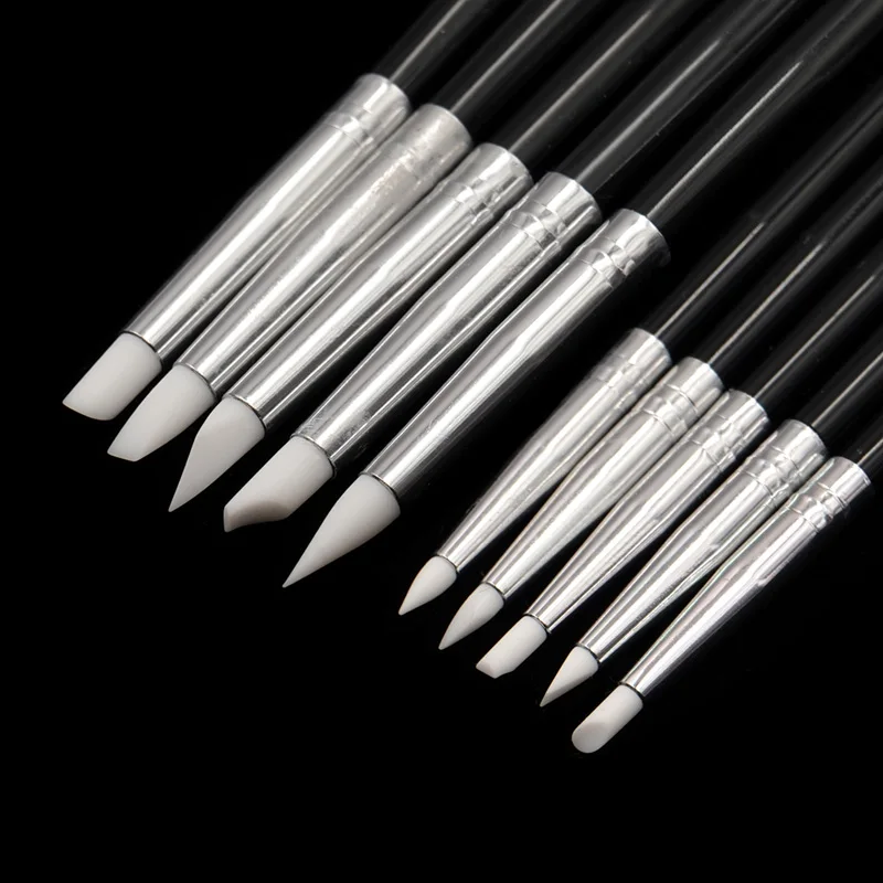 5pcs Dental Silicone Shaping Pen Dentist Sculpture Carving Tools Composite Tip R