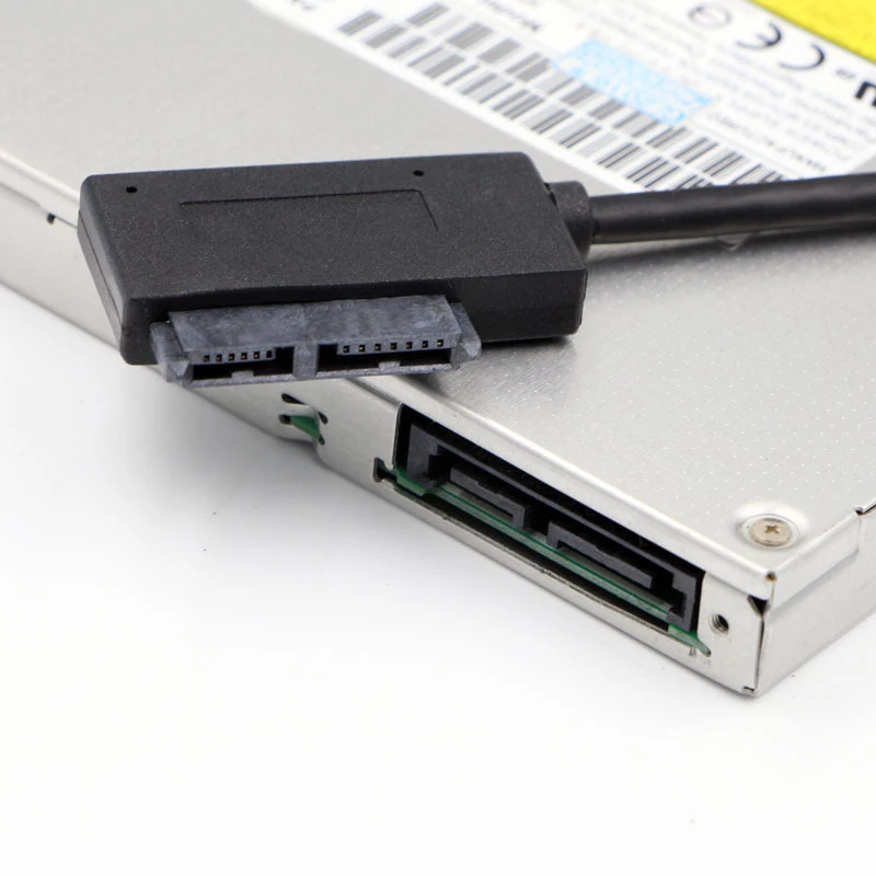 SATA To USB 2.0 Adapter Cable Notebook Optical Drive Line Adapter Cable 6+7P SAT