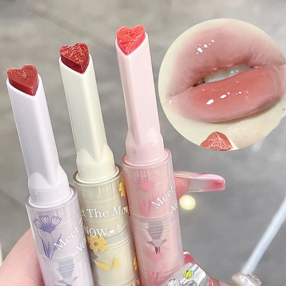Gege Bear Flower Language Honey Heart Lipstick Love Shiny Moisturizing Light Col