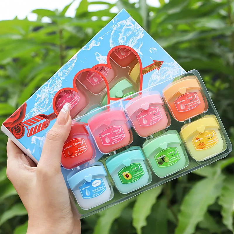 New 4/6/8pcs Moisturizing Lip Balm Sets Lipstick Makeup Natural Plant Base Moist