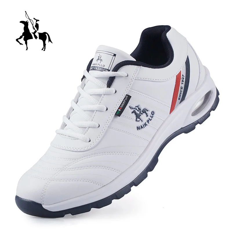 New Men Shoes Outdoor Leather Casual Sneakers Men Fashion Sports Large Size Shoe