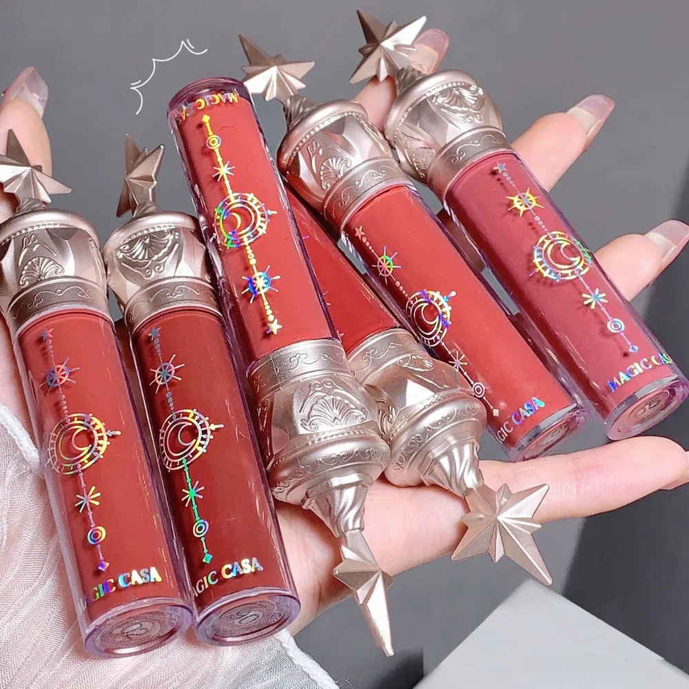 2024 New Moisturizing Lip stain Mirror Lip Gloss Set Glass Glow Matte Lip tint L