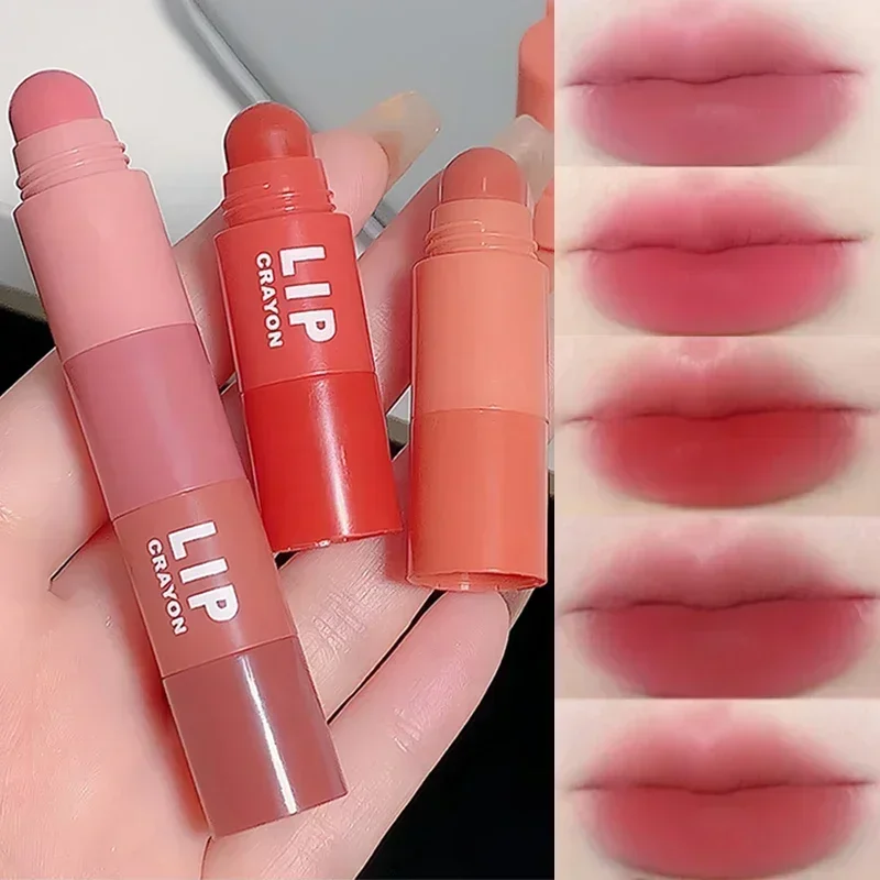 Lipstick Set Lip Gloss 4 Colors In 1 Matte Velvet Lipstick Pen Kit Lipliner Wate