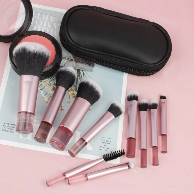 Mini Makeup Brush 10pcs/Set Soft Fluffy Concealer Blush Loose Powder Eye Shadow 