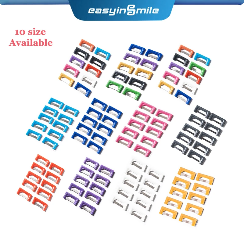 10 Size EASYINSMILE Dental IPR Orthodontics Kit Reciprocating Interproximal Redu