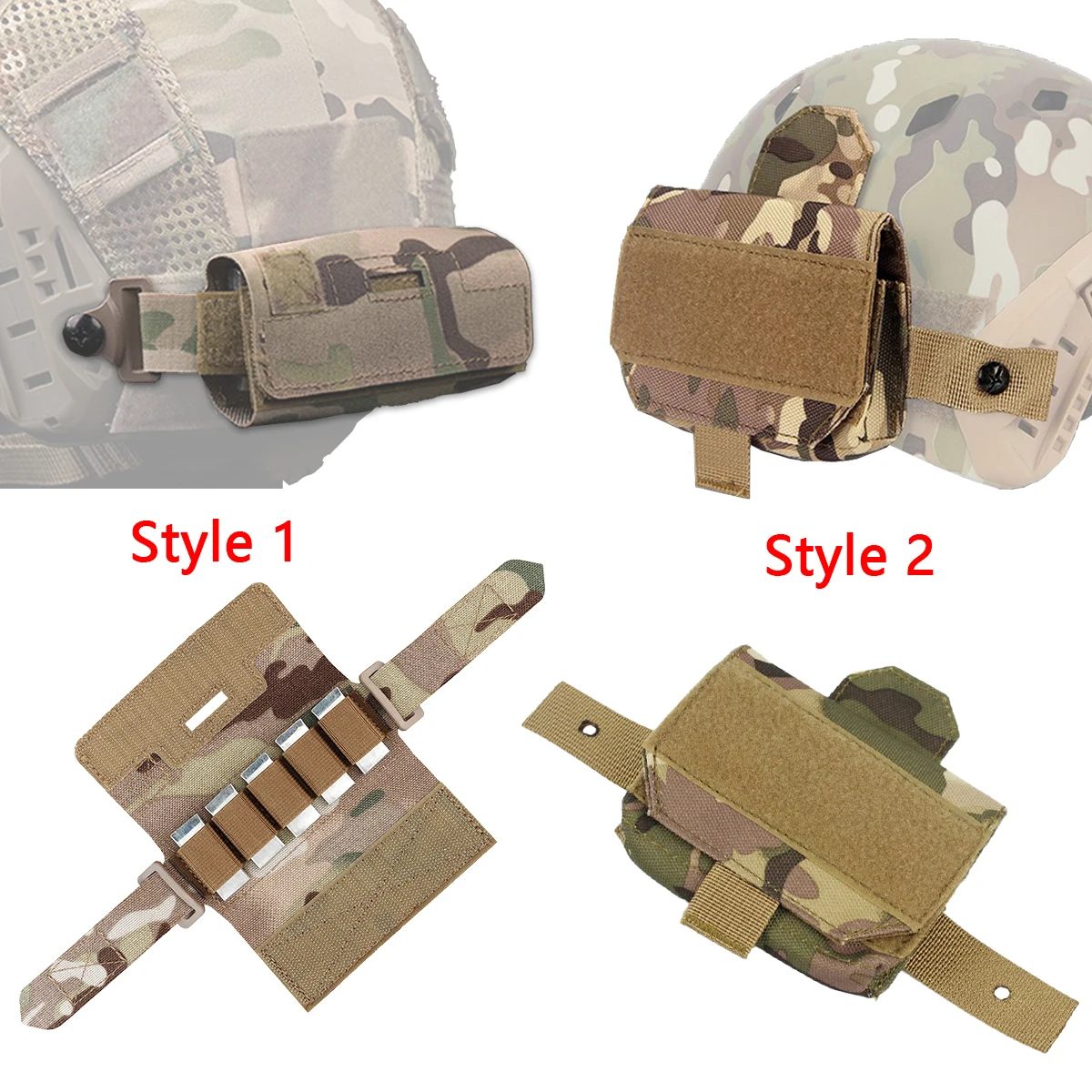 Tactical Helmet Balance Counter Weight Bag Battery Pouch Hunting FAST Helmet Wei