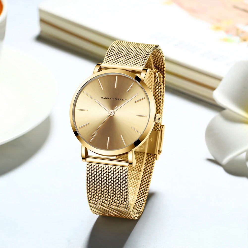 Drop Shipping A++++ Quality Stainless Steel Band Japan Quartz Movement Waterproo