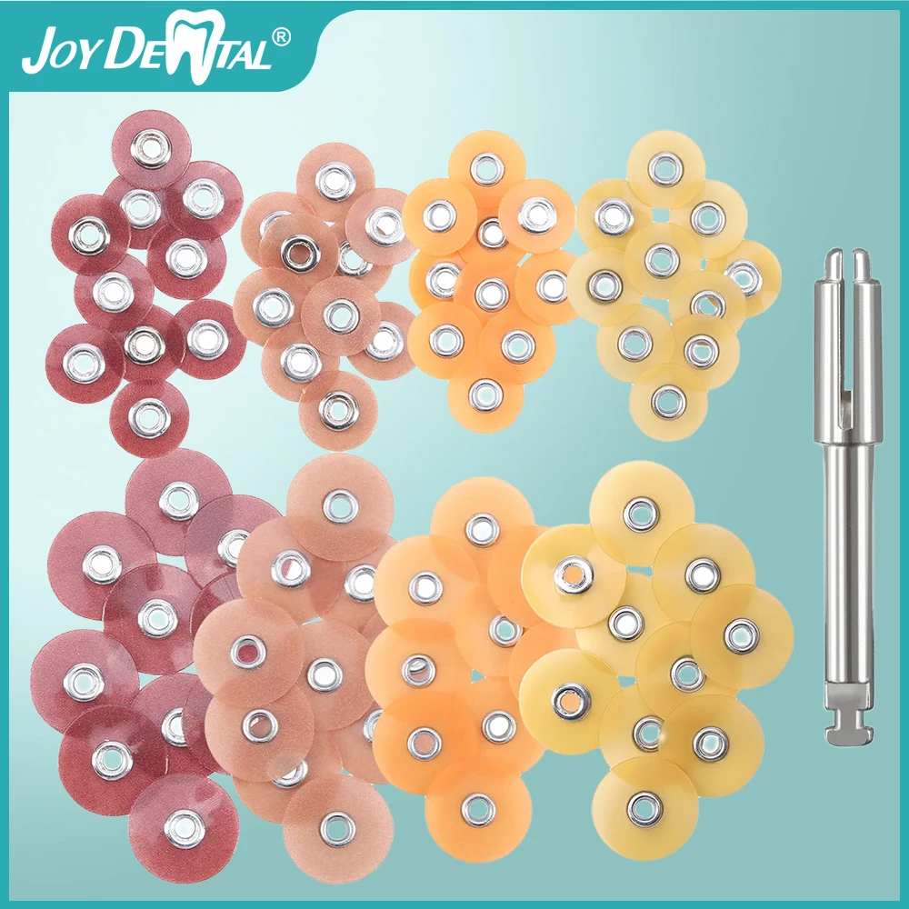 JOY DENTAL 50Pcs/40pc Dental Finishing and Polishing Discs Composites Ceramics a
