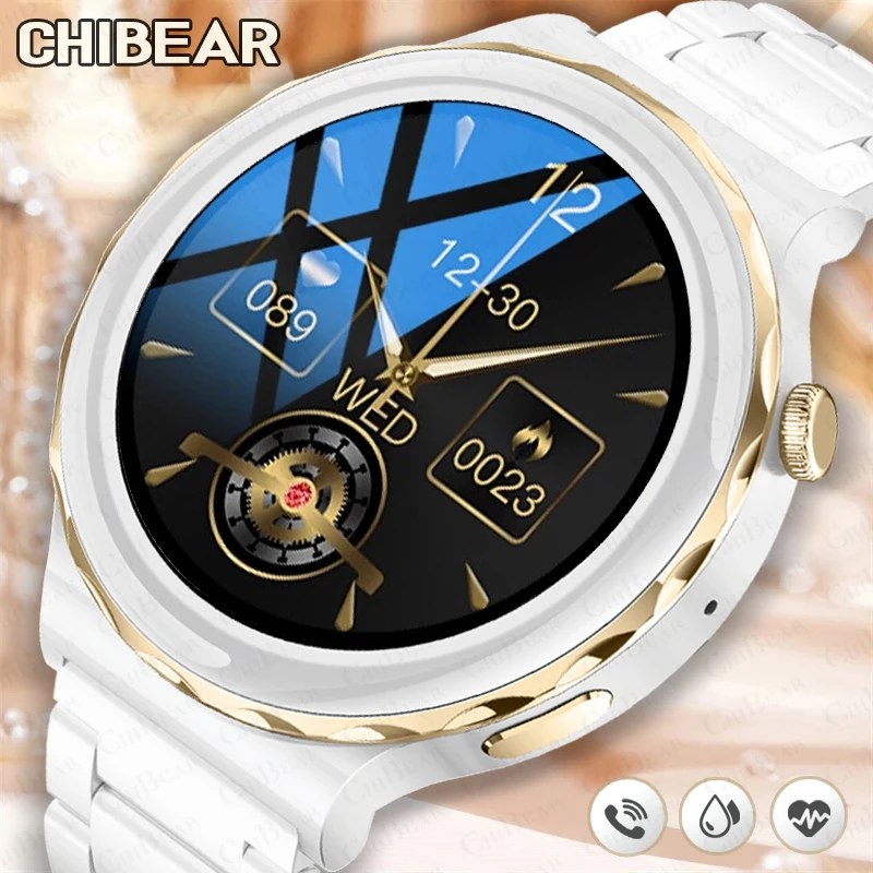 2024 New Fashion Women Smart Watch Heart Rate GPS Sport Fitness Watch Waterproof