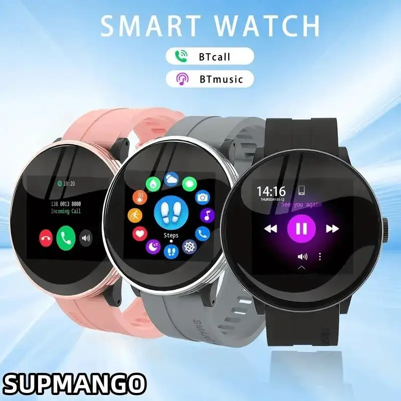 T51 True Pedometer Smart Watch LCD Display 1.44 Men Smartwatch Women Tracking Wa