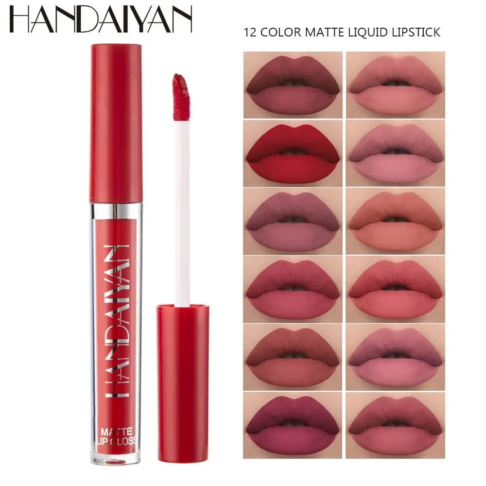 HANDAIYAN Matte Liquid Lipstick Long-Lasting Non-Stick Cup Not Fade Waterproof L