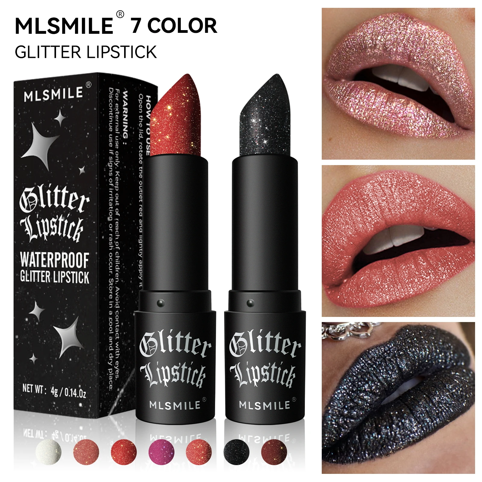 7 colors Waterproof Long Lasting Matte Lipstick Lipstick No Stains Classic Highl