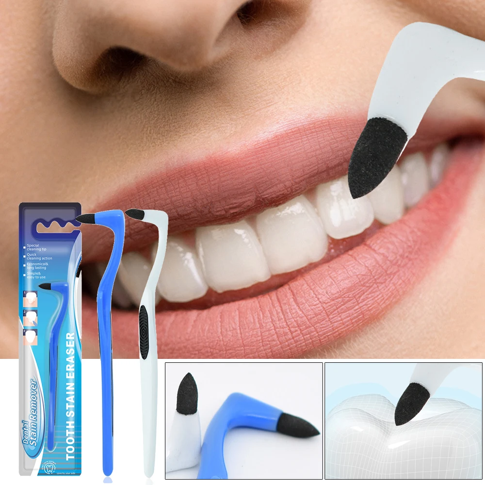 Orthodontic Interdental Brush Toothbrush Stain Eraser Sponge Remove Tartar/Tea/S