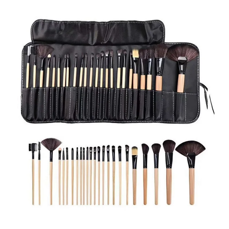 24 pcs/set Makeup Brush Sets Professional Cosmetics Brushes Eyebrow Powder Found