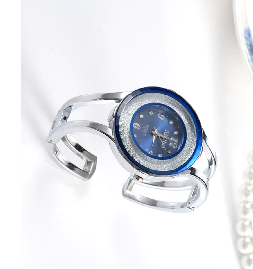 XINHUA Fashion Watches Women Stainless Steel Bracelet Bangle Rhinestone Luxury P