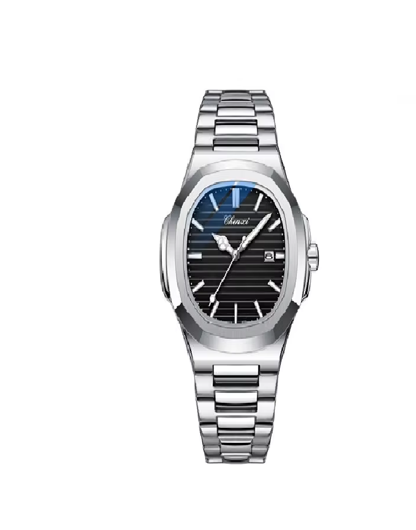 CHENXI 8222 Luxury Stainless Steel Wristwatch Quartz Waterproof Luminous Men Wat