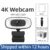 4k Webcam With Light